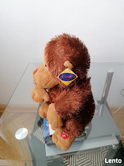 INTERAKTYWNA PLUSZOWA TAŃCZĄCA I ŚPIEWAJĄCA MAŁPKA