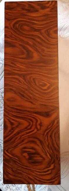 szkatułka fornirowana, pudełko na 2 wina, szkatuła na wino