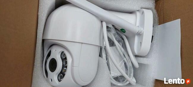 Mini dome malutka kamera zewnętrzna 3Mpx obrotowa ALARM