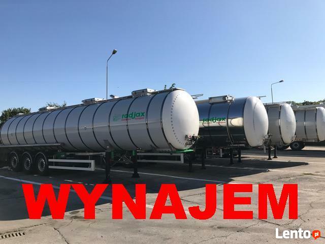 Naczepa cysterna spożywcza wynajem