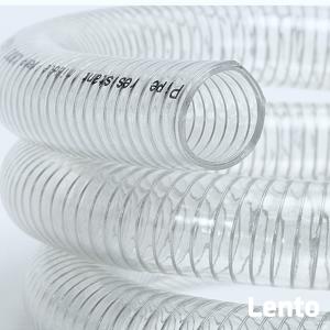 Wąż zbrojony PVC fi38mm do transportu granulatu 5m