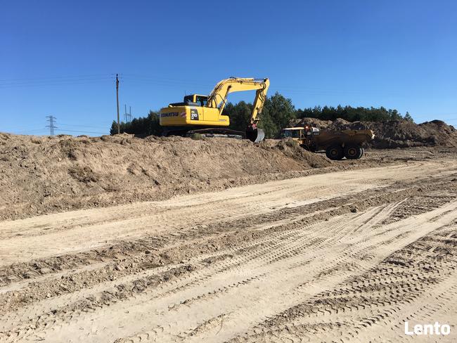 Koparko ładowarka koparka wykopy budowa dróg wyburzenia