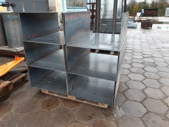 Cięcie blach laserem, gięcie, spawanie. Konstrukcje stalowe.