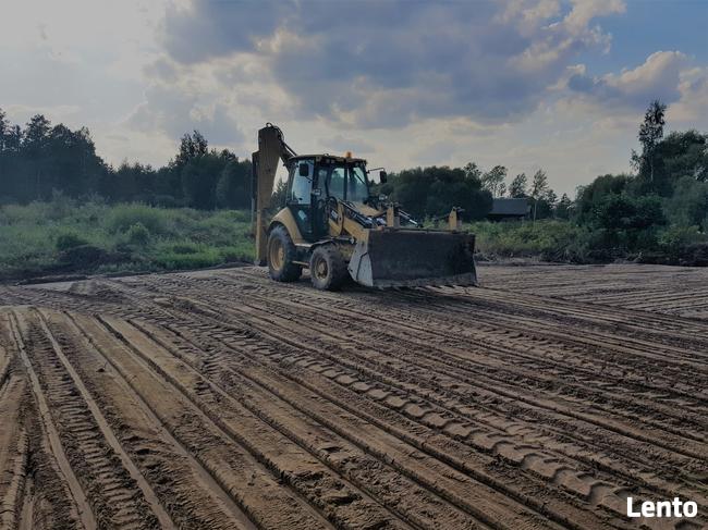 Koparko ładowarka koparka wykopy budowa dróg wyburzenia
