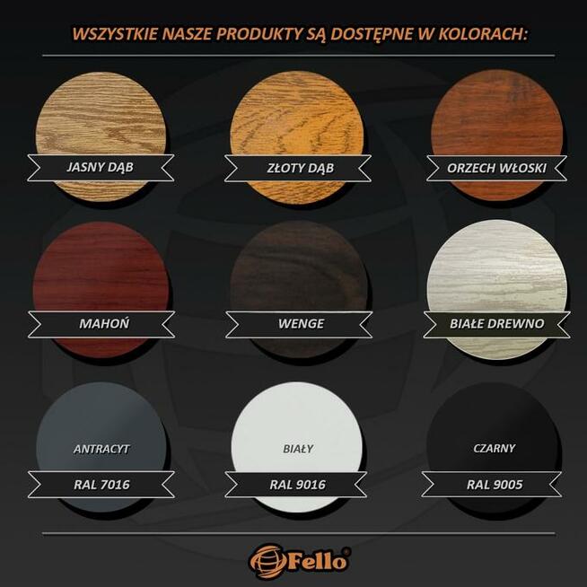 Profil aluminiowy 250x20x1,8 przegroda – struktura drewna i