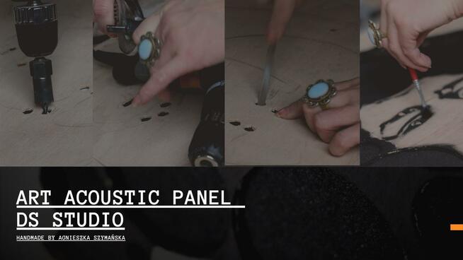 Wykonam artystyczne panele akustyczne za zamówienie