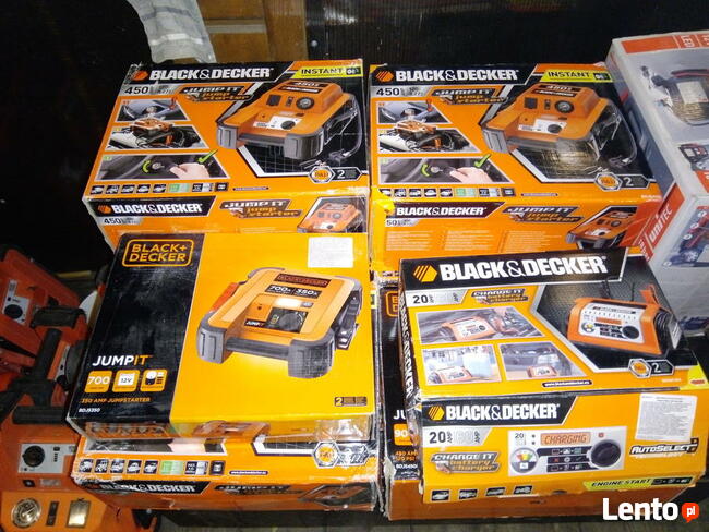 Prostownik do ładowania akumulatorów firmy Black Decker nowy