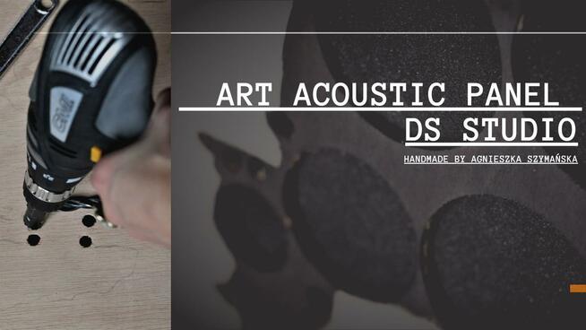 Wykonam artystyczne panele akustyczne za zamówienie