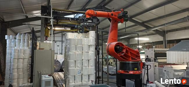 Stanowisko zrobotyzowane paletyzacja worków robot