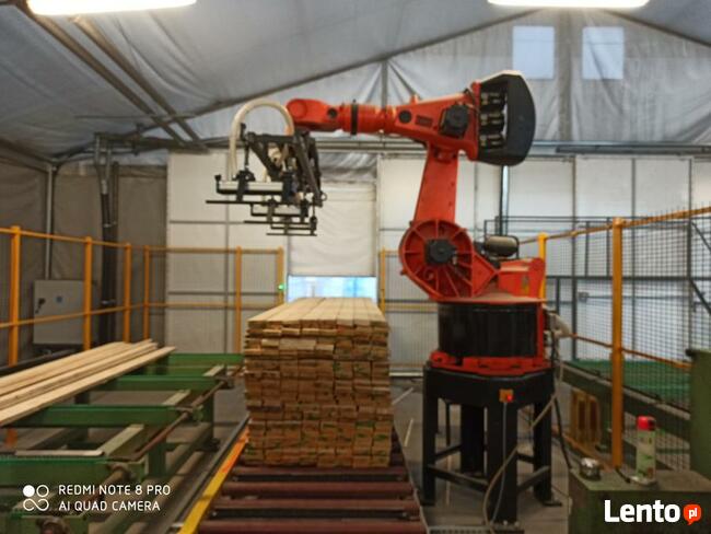 Stanowisko zrobotyzowane paletyzacja worków robot