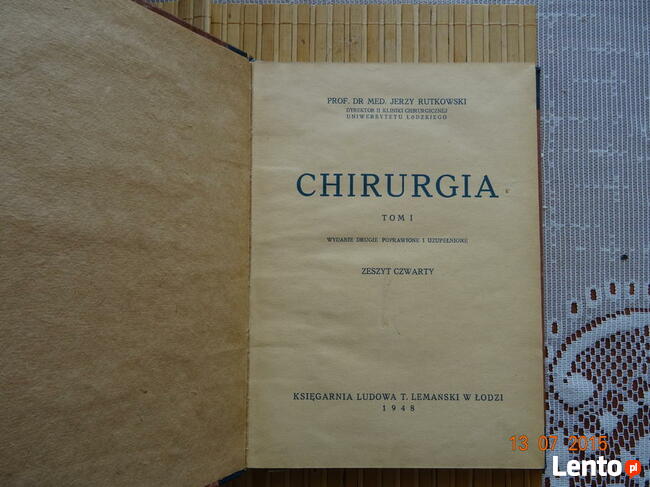 Chirurgia podręcznik tom I i II