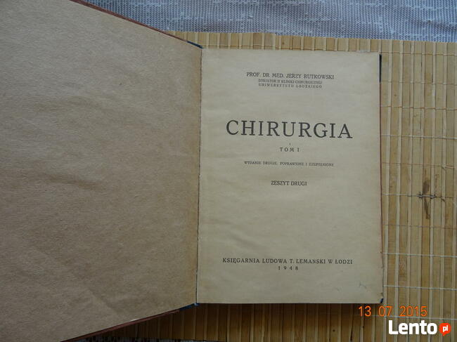 Chirurgia podręcznik tom I i II