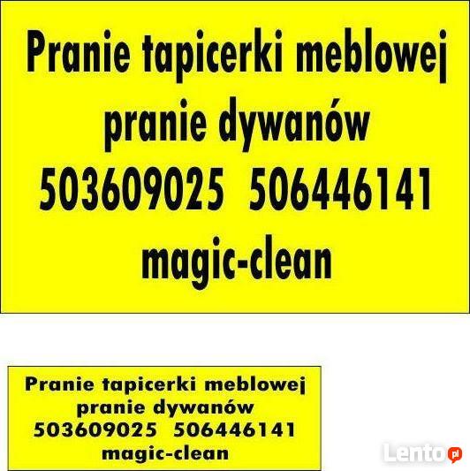 Pranie tapicerki meblowej oraz dywanów