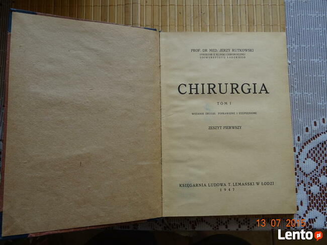 Chirurgia podręcznik tom I i II