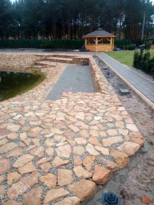 Kopalnia kamienia piaskowca łamanego drogowego na nasypy