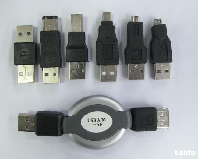 Kabel USB końcówki