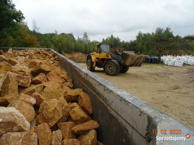 Kopalnia kamienia piaskowca łamanego drogowego na nasypy