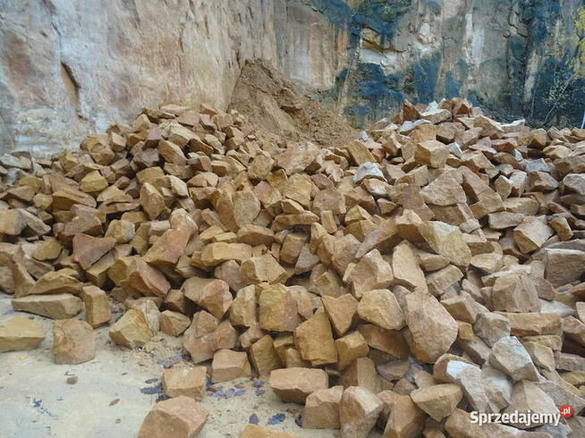 Kopalnia kamienia piaskowca łamanego drogowego na nasypy