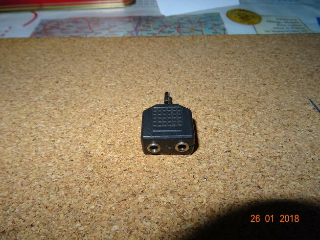 Adapter Jack 3,5 - 2 x Jack Rozdzielacz