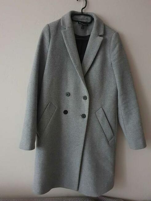 Szary płaszcz trf outerwear