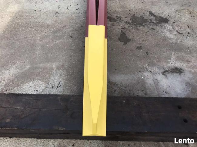 Dzioby odbojnic szyny nowe 49/60E1, staro użyteczne S-49/60