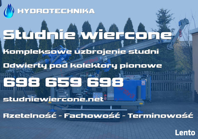 Studnie głębinowe - Studnie wiercone