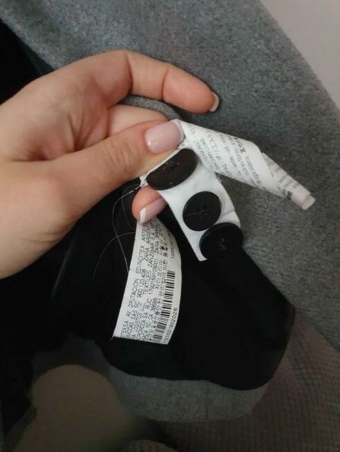 Szary płaszcz trf outerwear