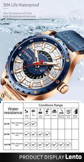 NOWY ! Zegarek męski CURREN MODEL 8374 + pudełko