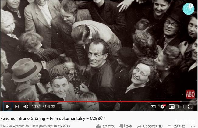 Otwarta projekcja - film Fenomen Bruno Groening uzdrowienia