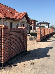 murowanie ogrodzeń i elewacji z klinkieru cegły pełnej