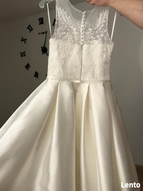 sprzedam suknię ślubną ecri w stylu princessy