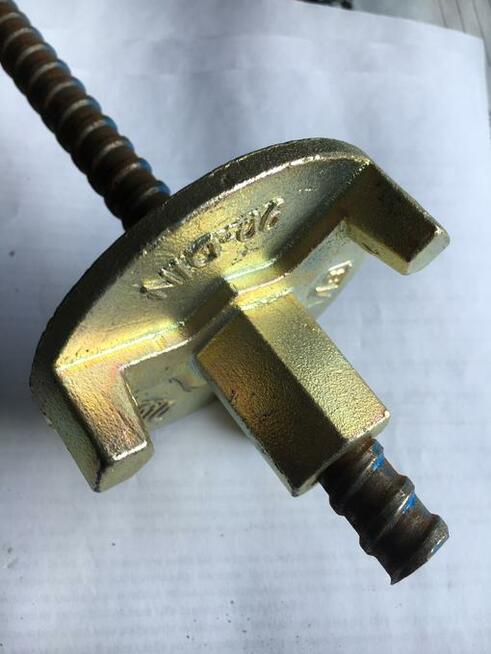 ŚCIĄG ANKRA 1m + NAKRĘTKA TALERZOWA 70 mm SZALUNKI