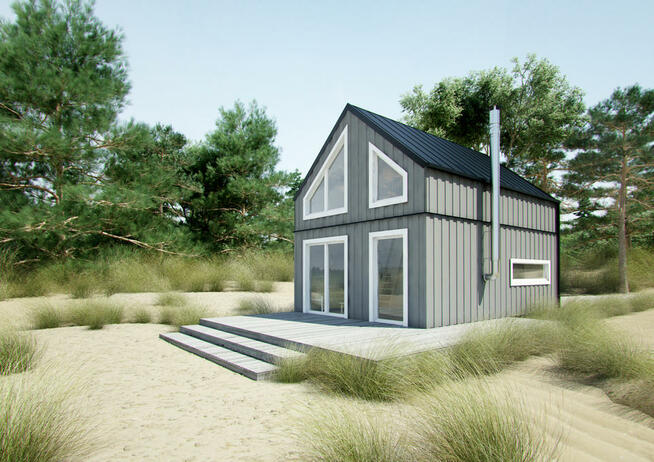 Domek letniskowy/całoroczny drewniany do 35m2 na zgłoszenie