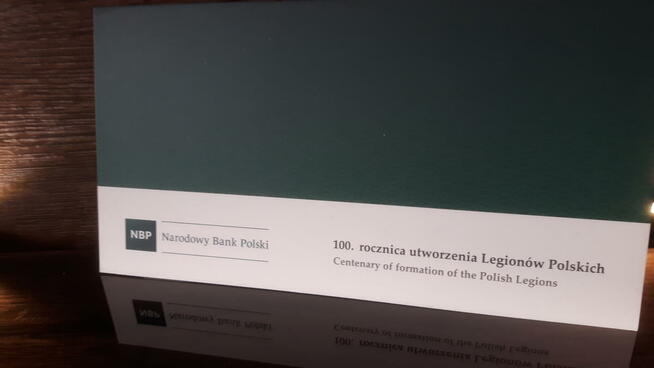 Banknot polimerowy 20 zł 100. rocznica utworzenia Legionów
