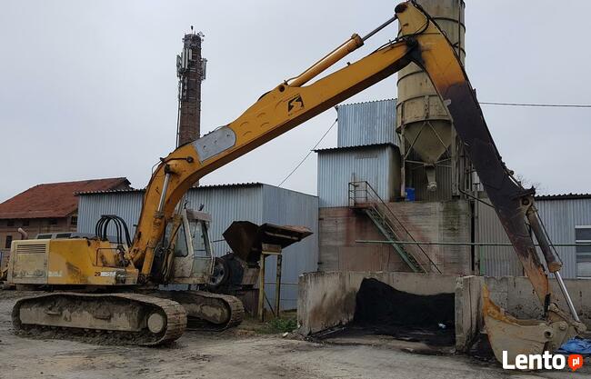 Koparka Liebherr 932 z długim ramieniem!