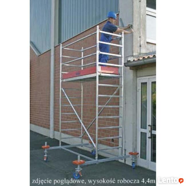 Rusztowanie aluminiowe jezdne Krause Stabilo 10. 0,7x2m wys.