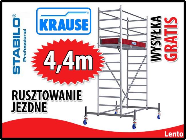 Rusztowanie aluminiowe jezdne Krause Stabilo 10. 0,7x2m wys.