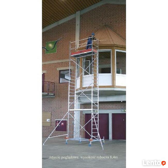 Rusztowanie aluminiowe jezdne Krause Stabilo 10. 0,7x2m wys.