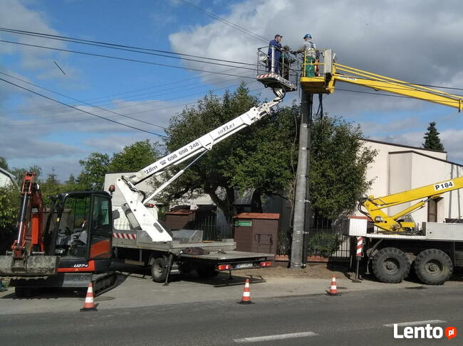 Podnośnik koszowy 18 i 20 m Pruszków, Komorów