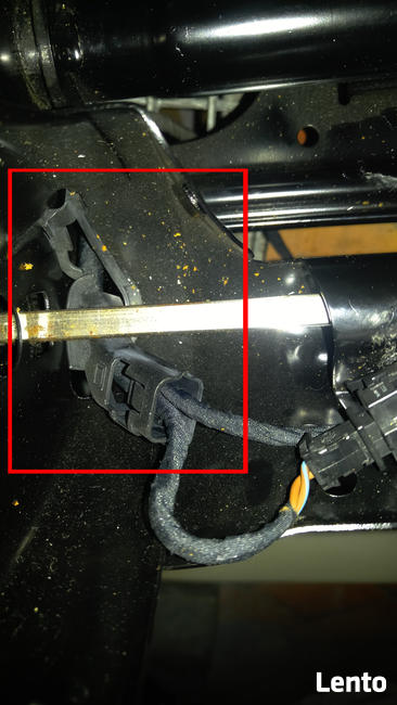 Kanał wiązki przewodów lewego fotela Audi A3 S3 RS3 8P, Q7