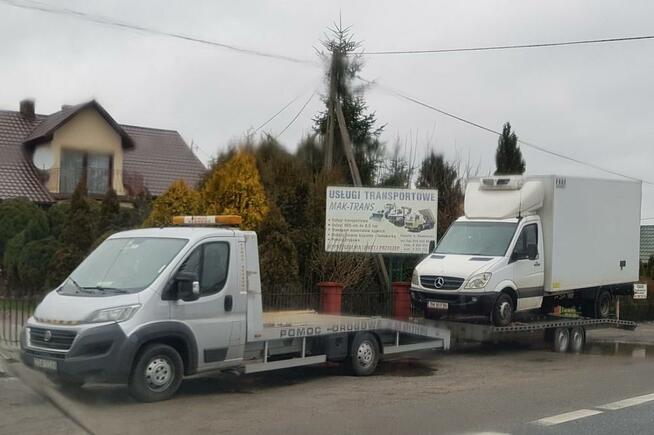 Laweta transport maszyn rolniczych budowlanych Sandomierz
