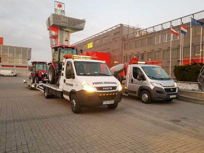 Laweta transport maszyn rolniczych budowlanych Sandomierz