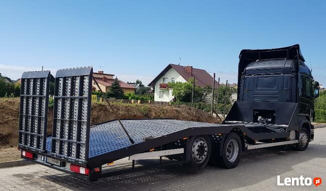 Laweta transport maszyn rolniczych budowlanych Sandomierz