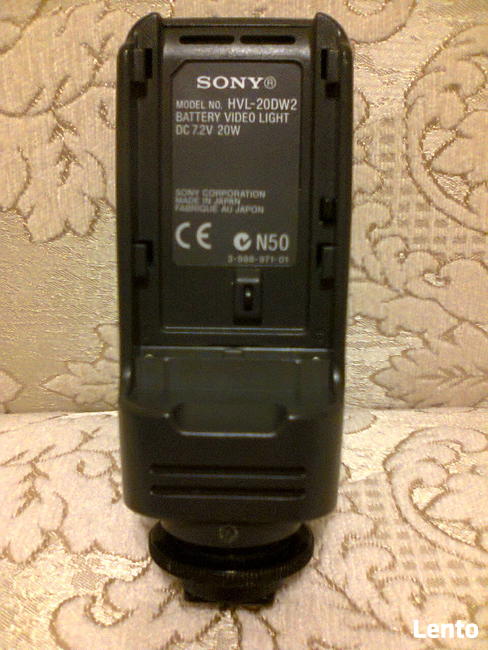 Sprzedam lampe do aparatu kamery halogenową SONY HVL-20DW2