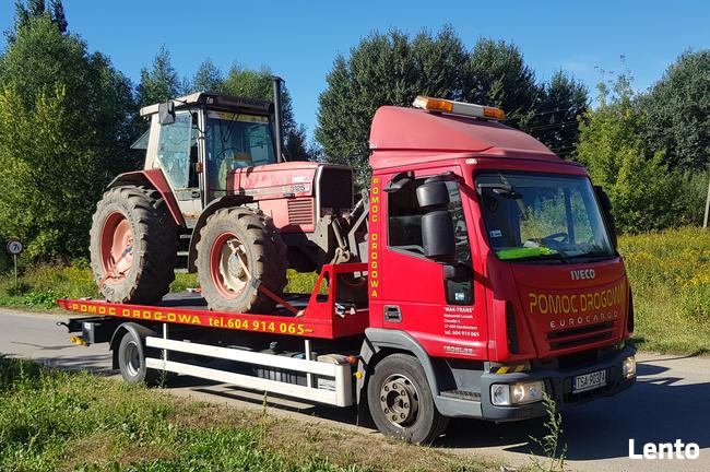 Laweta transport maszyn rolniczych budowlanych Sandomierz