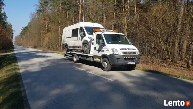 Laweta transport maszyn rolniczych budowlanych Sandomierz