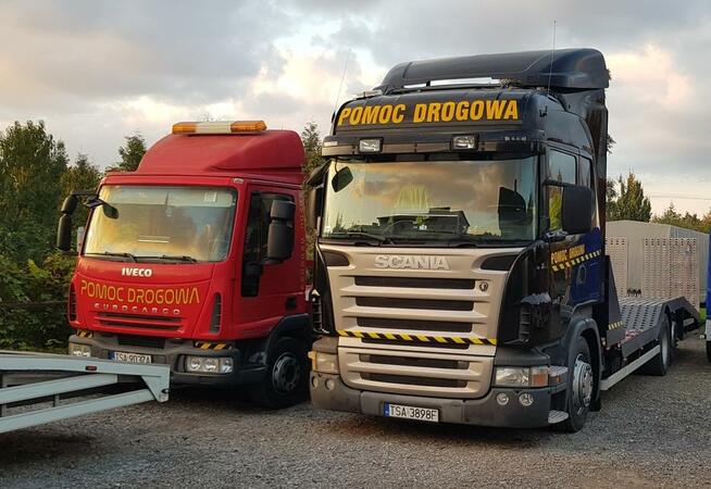 Laweta transport maszyn rolniczych budowlanych Sandomierz