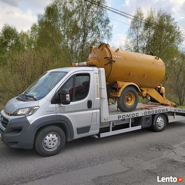 Laweta transport maszyn rolniczych budowlanych Sandomierz