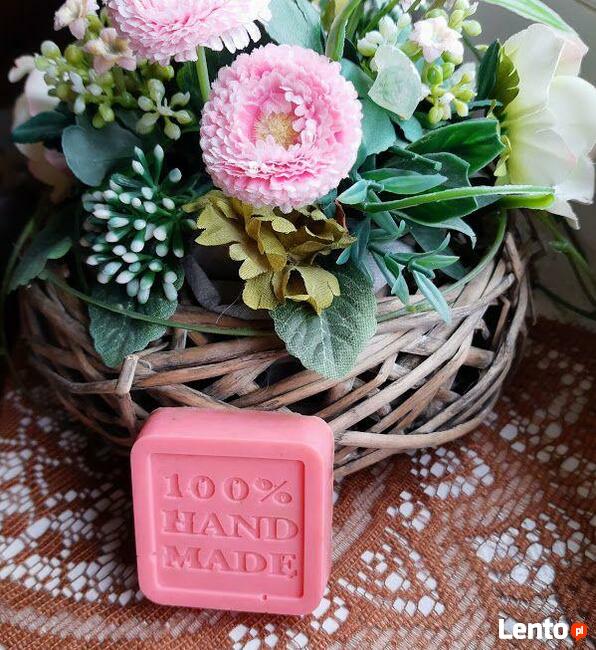 Mydełka 100% handmade o zapachu granatu różowe