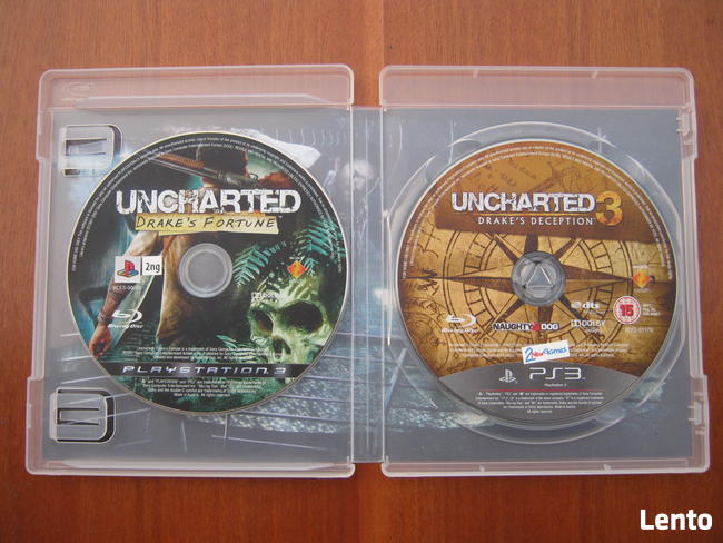 Uncharted 3 Drake’s Deception + Drake’s Fortune PS 3